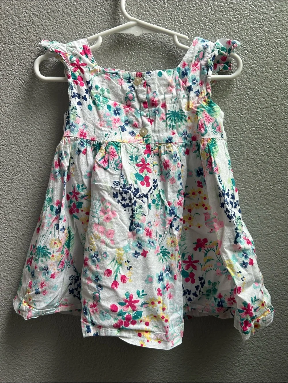 GAP Girls Coral, Light Pink & Floral Tank Tops and Dress Set